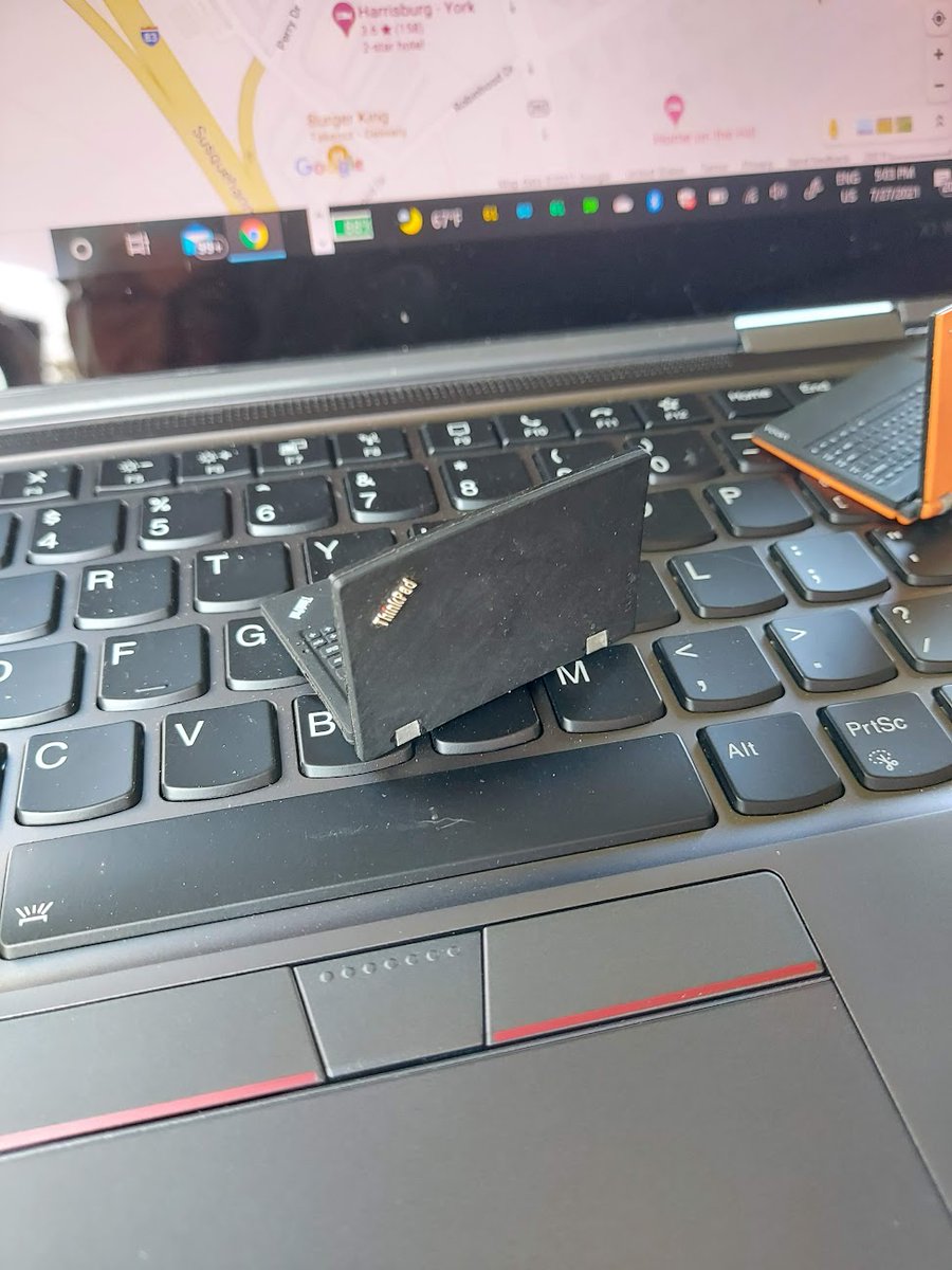 topmahof's tweet photo. It's kids day at work for #ThinkPadTuesday. #X1ThinkPadYoga Gen 5 teaching the kids how to navigate. #MiniThinkPad & #MiniYogas watching intently. #LenovoIN https://t.co/XOpkTzm1Y5