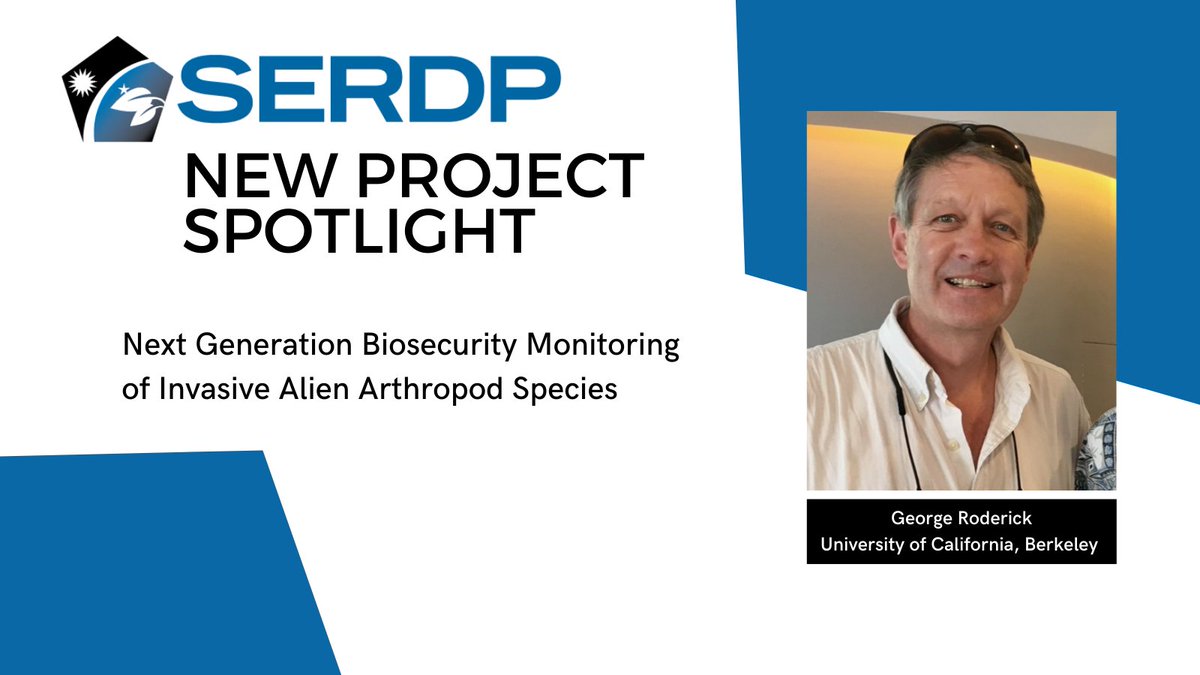 SERDP & ESTCP (@serdp_estcp) on Twitter photo Under this new SERDP project, Dr. George Roderick at <a href="/UCBerkeley/">UC Berkeley</a> and his team will develop an #eDNA -based approach to accelerate the process of monitoring and identifying arthropod invasive alien terrestrial species. go.usa.gov/xHQXW Under this new SERDP project, Dr. George Roderick at <a href="/UCBerkeley/">UC Berkeley</a> and his team will develop an #eDNA -based approach to accelerate the process of monitoring and identifying arthropod invasive alien terrestrial species. go.usa.gov/xHQXW