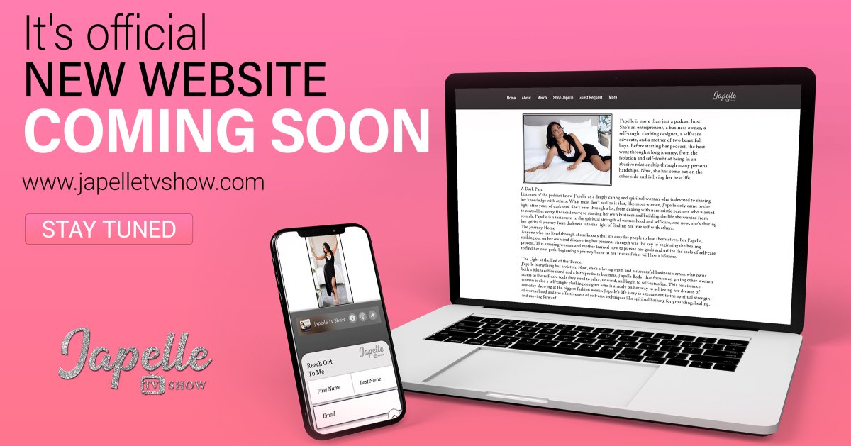 My NEW WEBSITE is launching japelltvshow.com 
.
.
.
#business #entrepreneurship #spirituality #sex #Love #relationships