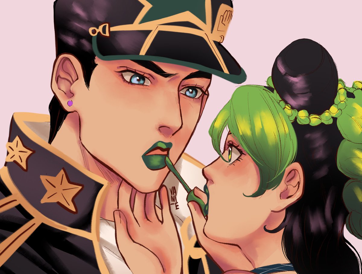 lakokoosa's tweet photo. Lips 💚🖤
#JojosBizarreAdventure https://t.co/kcs1uvIEcG