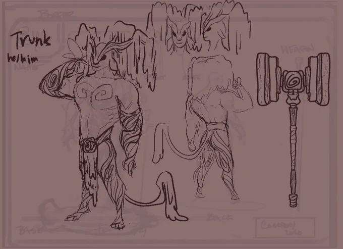 concepts i was going to do before Bellum! :3 1/3 