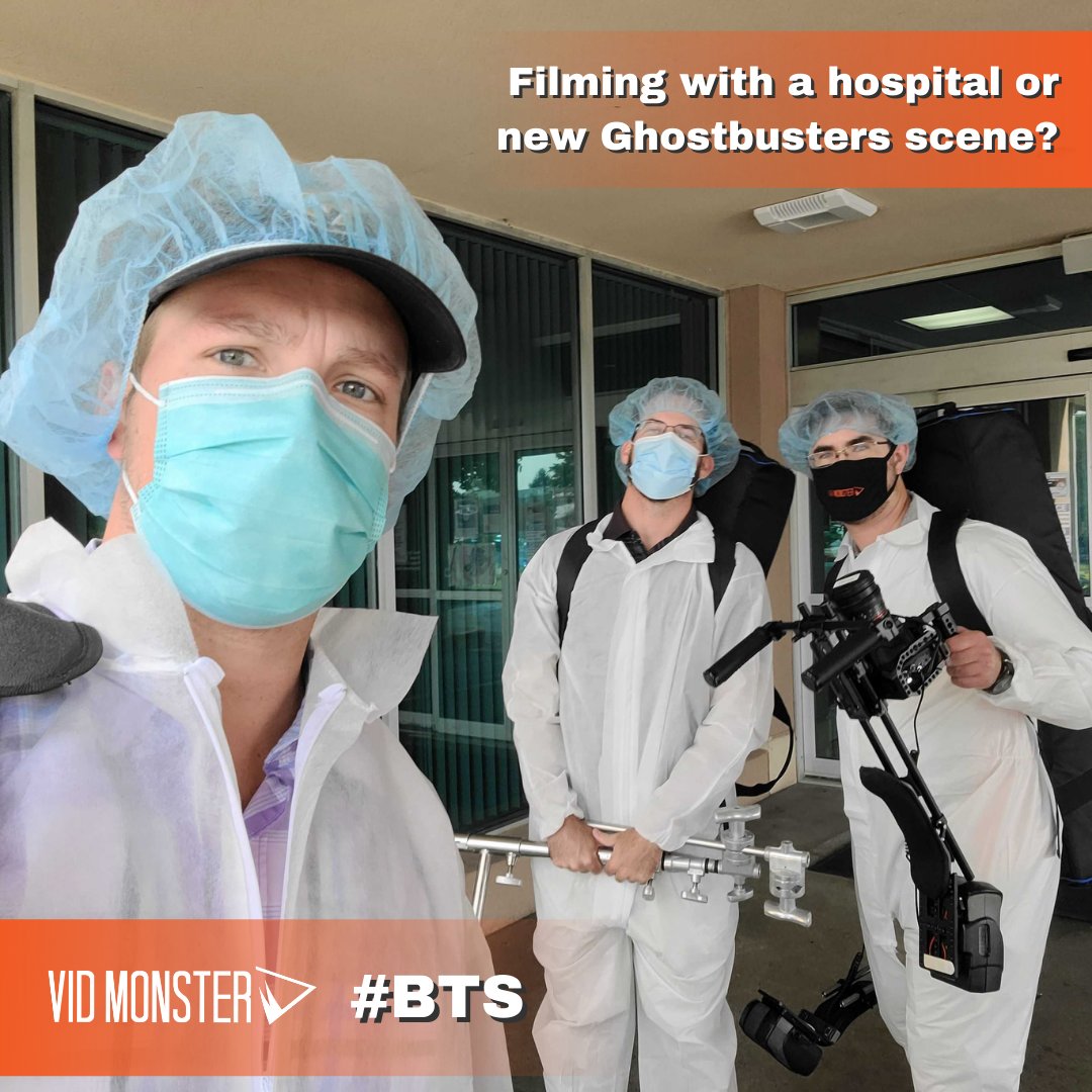 vidmonsterpro's tweet photo. Filming at a hospital or filming a new Ghostbusters scene?? Comment which one you think. 🎬

#BehindTheScenes #BTS #vidmonster #iaintafraidofnoghost https://t.co/DFhj2lSqWQ