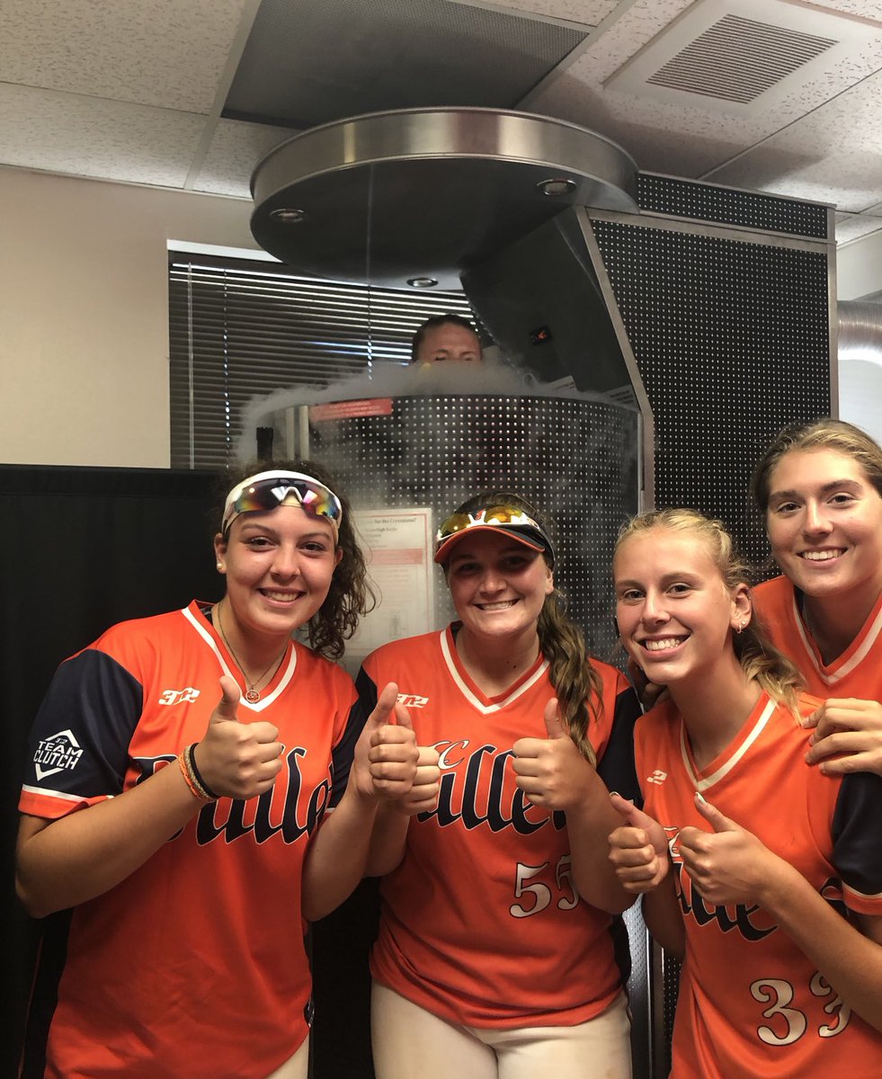 Pitcher &amp; Catcher Cryo session for recovery! #nationals 🧡