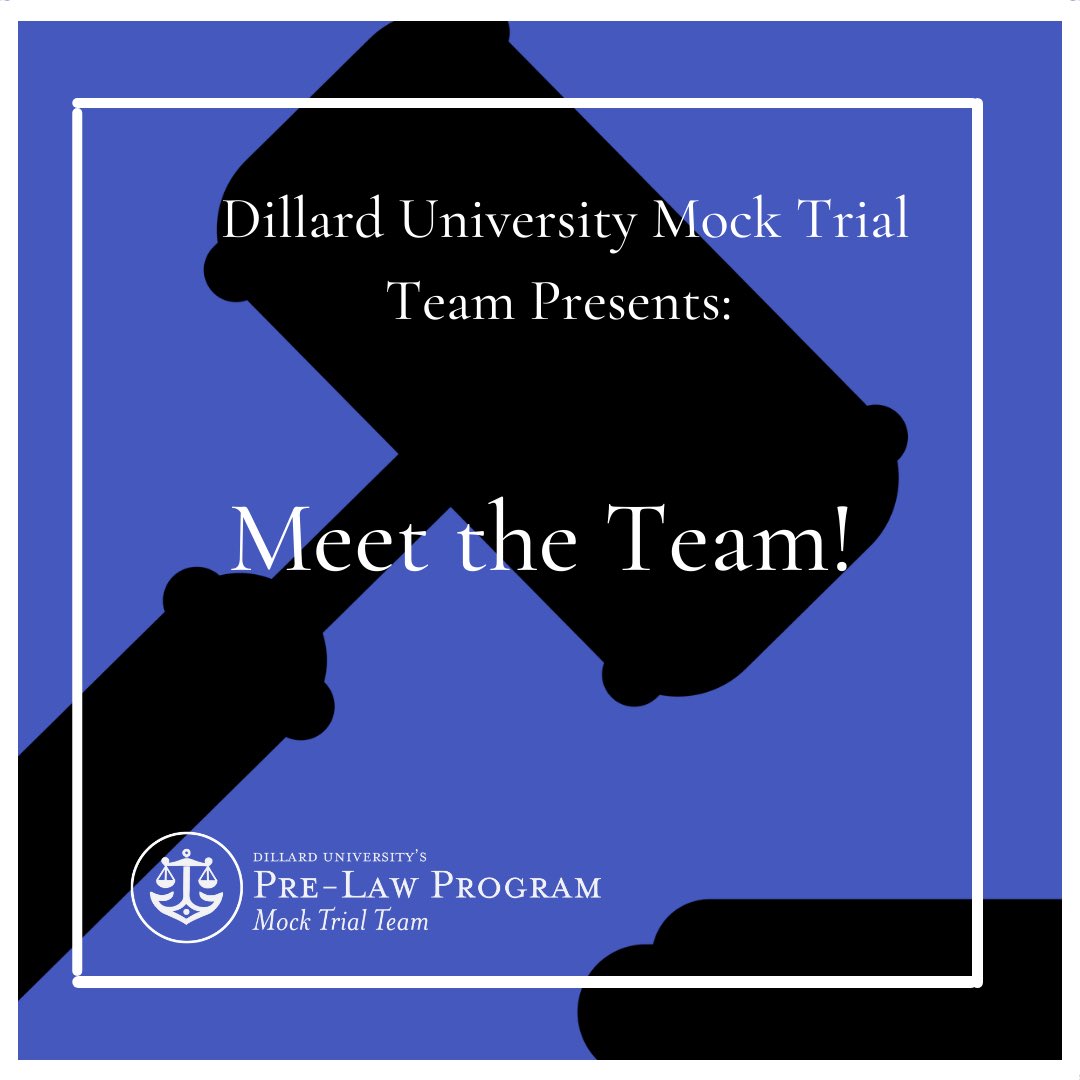Dillard University’s Mock Trial Team on Twitter "Hey myDU! Hope you