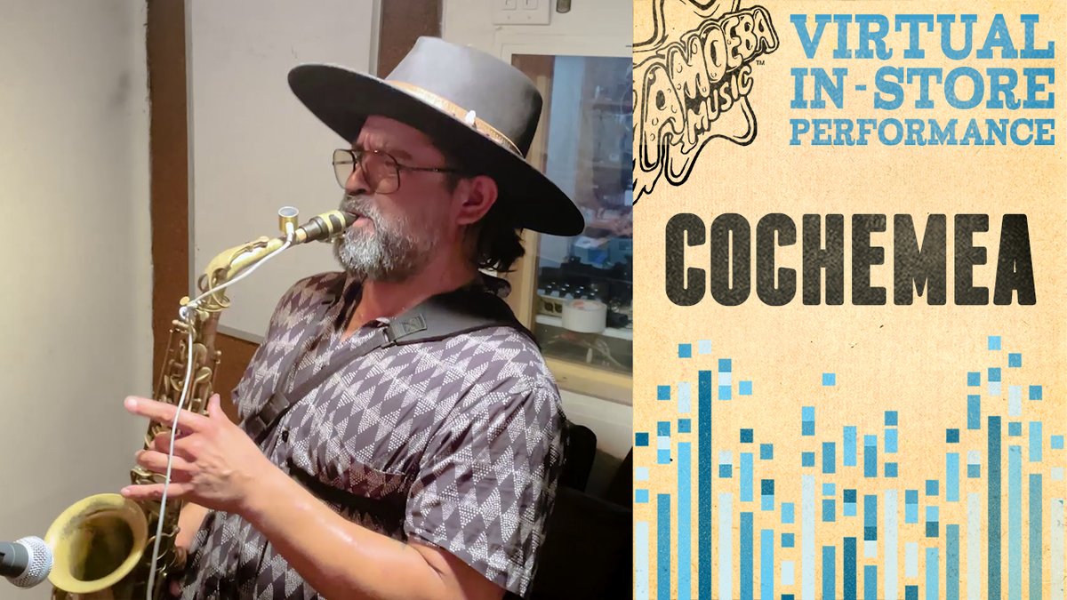 Cochemea, <a href="/The_DapKings/">The Dap-Kings</a>' longtime saxophonist, is performing a killer set of groove-heavy songs on Amoeba Hollywood's Instagram! 🎷🥁

Cochemea's new solo album "Vol. II: Baca Sewa" is available now via <a href="/DaptoneRecords/">Daptone Records</a>.

Watch the virtual in-store here: instagram.com/tv/CR2Dd6aHoY9/