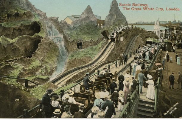 Move over Marble Arch mound and bring back the  1908 White City Scenic Railway. #MarbleArchMound