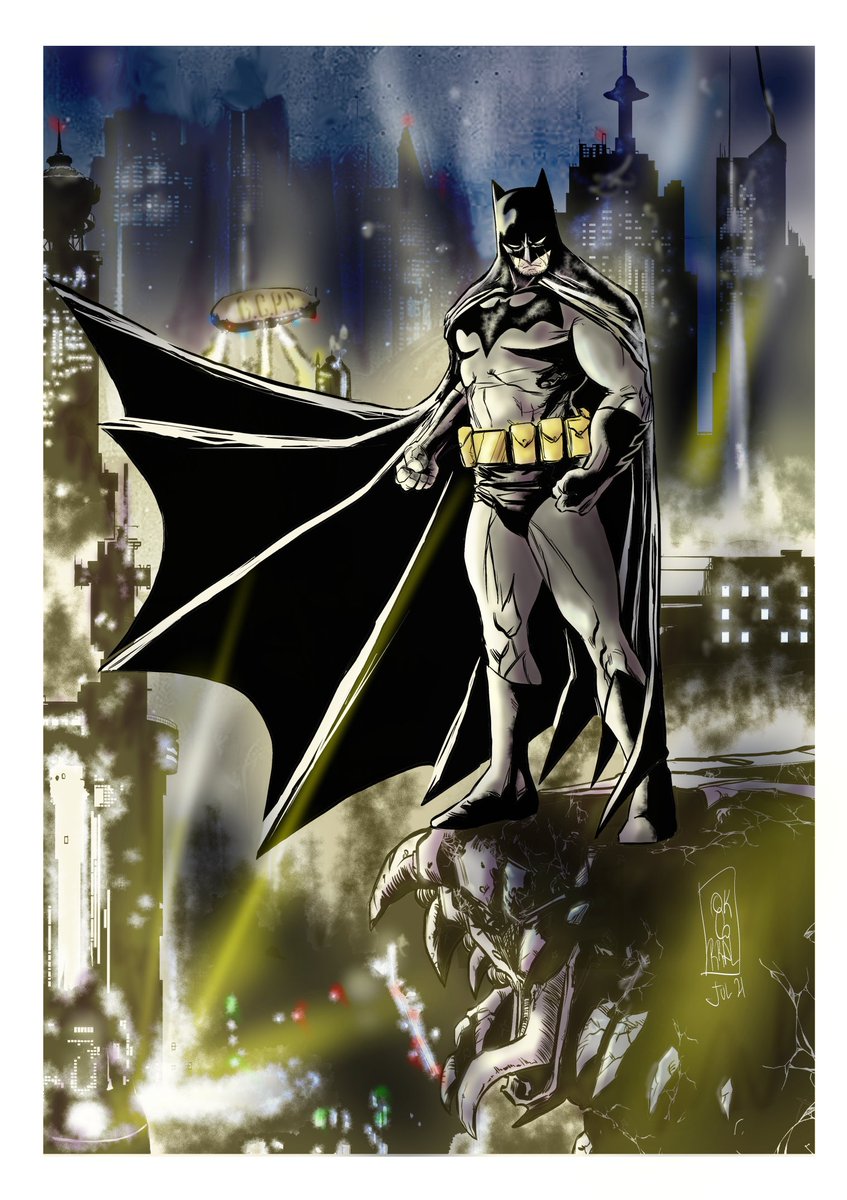 Rober_Ok_Corral's tweet photo. Batman - Gotham night - light and colours
#batman #ink #comic #art #illustration #gotham #dcu #dccomics #inkingcomics #drawing #comicart #batmanart #okcorral077 #digitalcolor #digitalart https://t.co/8hKCPLthVv