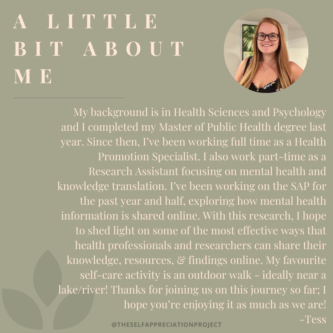 The Self Appreciation Project tweet media