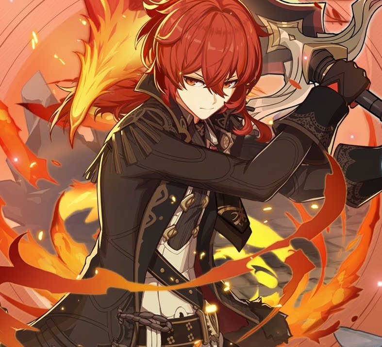 Рэйдон геншин. Дилюк геншин импакт арты. Делюк манга. Геншин дю люк. Делюк манга.