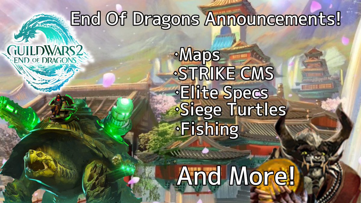 GuildMM's tweet photo. End of Dragons Announcement Reaction &amp; Review! Comment in the video your thoughts about the @GuildWars2 Stream along with your account id for a chance to win a 2,000 Gem Code, two winners chosen!
#GW2EOD #GuildWars2 

https://t.co/ZolDN9tqxa https://t.co/n3JkrQW24F