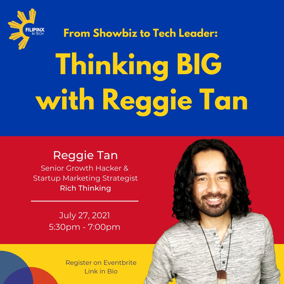 Filipinx in Tech (@filipinxintech) on Twitter photo Join us tonight with "Thinking Big With <a href="/ramoneLIVE/">ramoneLIVE</a> 7/27 @ 5:30pm PT
Focuses: Growth Mindset, Fintech & Cryptocurrency
Join Zoom Webinar here: bit.ly/3iXDNky Join us tonight with "Thinking Big With <a href="/ramoneLIVE/">ramoneLIVE</a> 7/27 @ 5:30pm PT
Focuses: Growth Mindset, Fintech & Cryptocurrency
Join Zoom Webinar here: bit.ly/3iXDNky