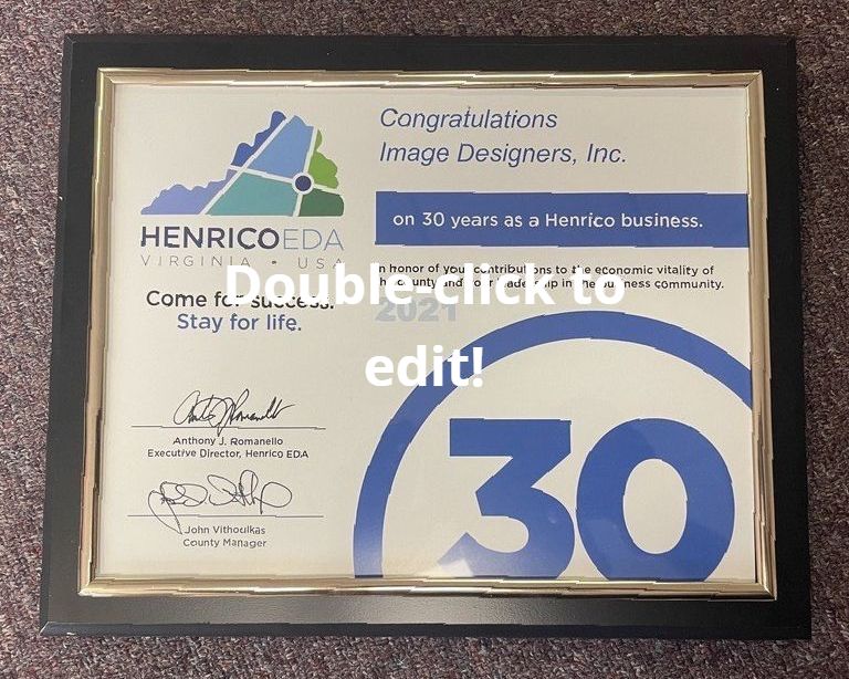 Thirty cheers for thirty years! Congratulations to our clients <a href="/ImageDesigners/">Image Designers Inc.</a> for their amazing feat of being in business for THREE DECADES!
#ClientLove #PRAgency #RVA