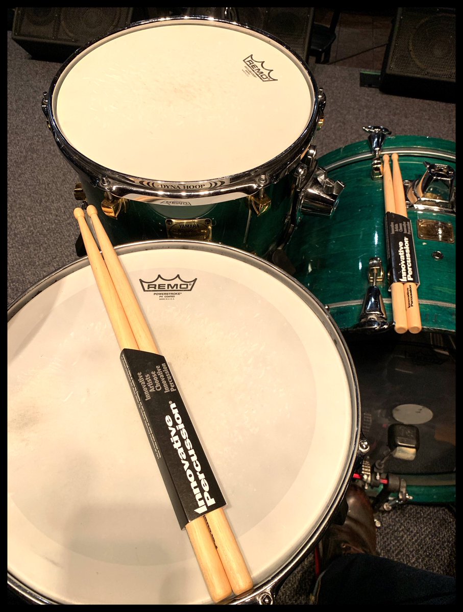 I’m not a big fan of “Backline”, or at least on a certain level… But one thing’s certain, and two things fo-sho, I can count on “Innovative Percussion”.  #innovativepercussion #hermanmatthews #drumsticks