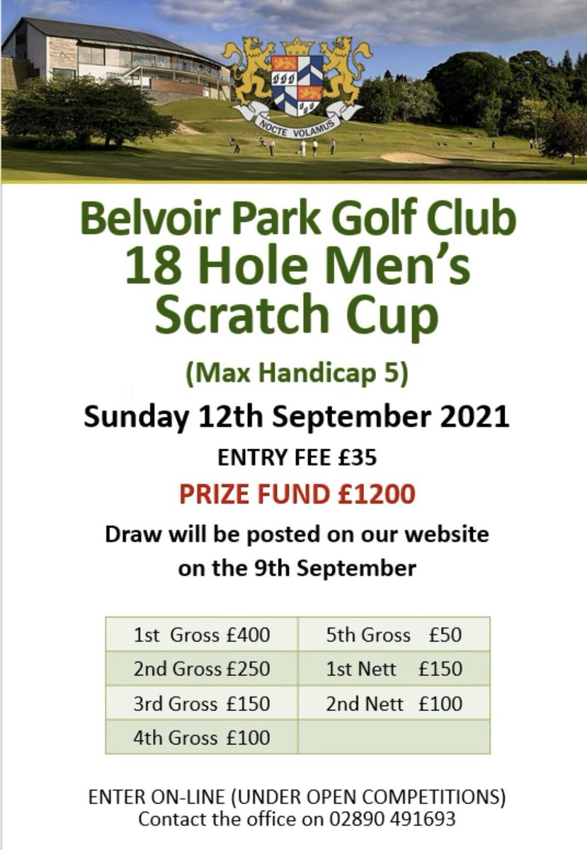 Belvoir Park GC tweet media