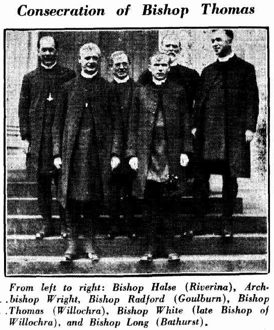AustAnglican's tweet photo. 28 July 1915: Rt Revd Gilbert White (1859-1933), former first Bishop of Carpentaria, enthroned and installed in St Paul's Church, Port Pirie, as first Bishop of #Willochra (South Australia). #anglican #106years @BishjohnJohn The only Australian bishop to be first in two dioceses. https://t.co/OY8hAACNPf