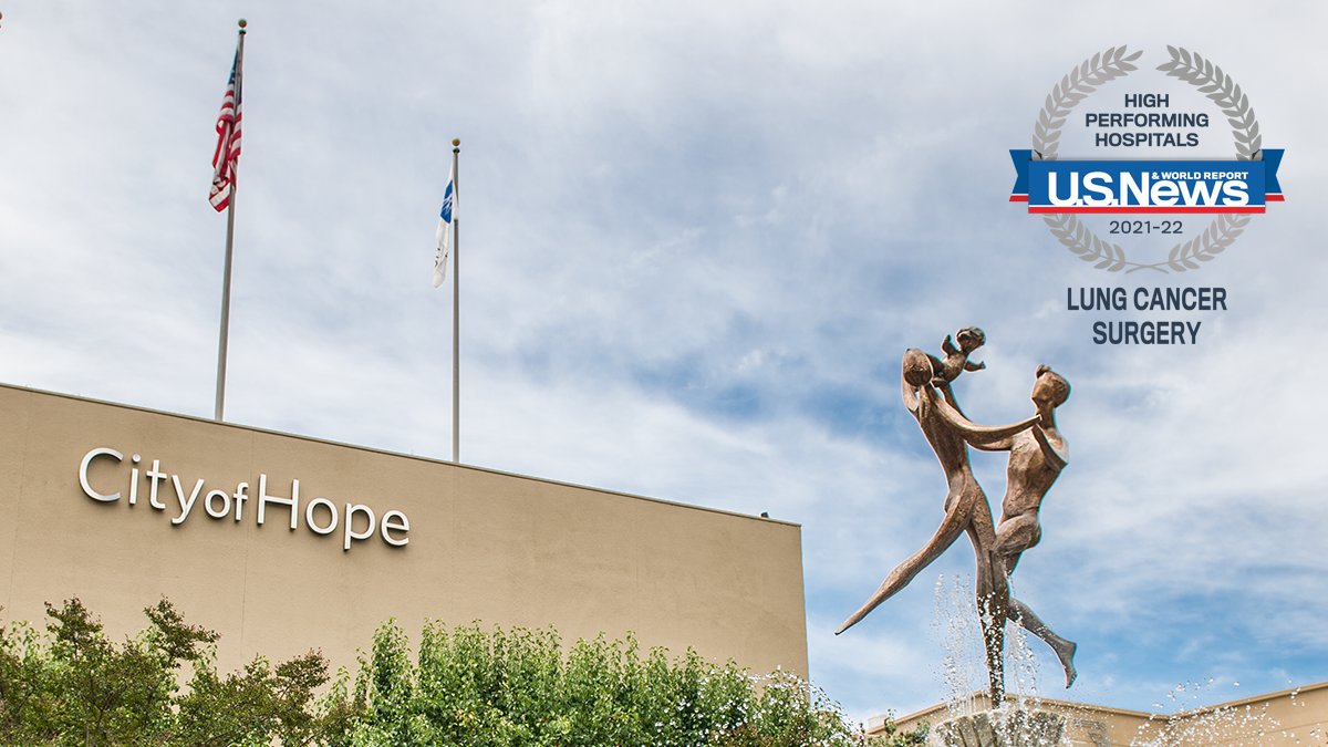 cityofhope's tweet image. 🌟 City of Hope is honored to be listed as a high performing cancer hospital in Lung Cancer Surgery by @USNews &amp;amp; World Report. 

#CancerSM #CityofHope #LungCancer @SoCalYuman @DrRaviSalgia @CityofHopeSurg @COH_SurgOnc