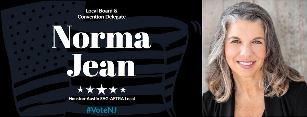 NJ_Actress's tweet photo. #VoteNJ #SAGAFTRAELECTIONS #HoustonAustinLocal #LocalBoardMember #ConventionDelegate #NewFace #FreshPerspectives
*Not Paid For By SAG-AFTRA Funds* https://t.co/3JpEBwl42A