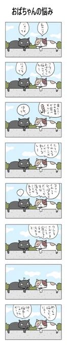 おばちゃんの悩み#こんなん描いてます#自作マンガ #漫画 #猫まんが #4コママンガ #NEKO3 