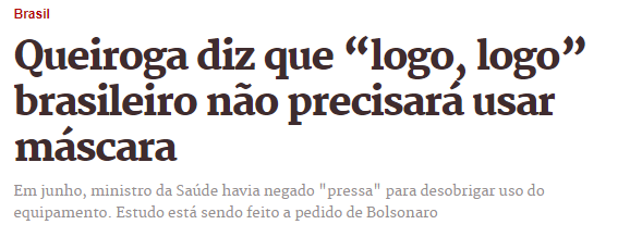 fabiofelixdf's tweet image. Enquanto países com vacinação mais avançada que a nossa continuam recomendando o uso de máscaras, o governo brasileiro está ansioso para desobrigar o uso do equipamento e provocar mais mortes #ForaBolsonaroGenocida
