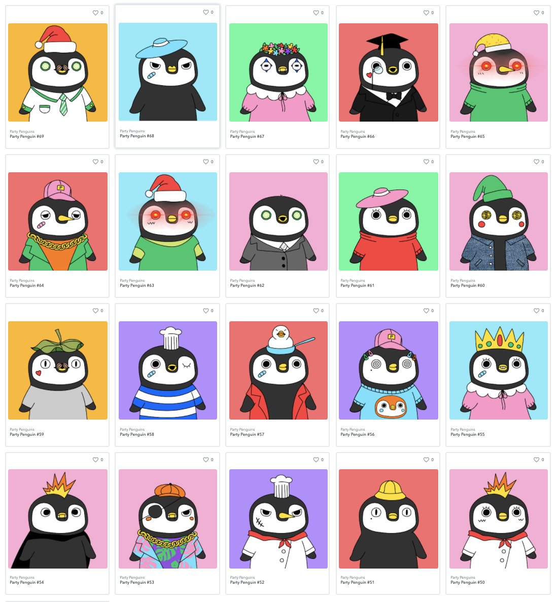 digitalartchick's tweet photo. I was already bullish on @PartyPenguinNFT, so imagine my surprise when they sent me 20 of them AND a 1/1 with me and Ether 🐶🐧

I mean sure thanks but jokes on y'all cause I was gonna be minting a ton of these tomorrow anyway and tweeting about it but thanks for the awesome NFTs https://t.co/oixprjMea4
