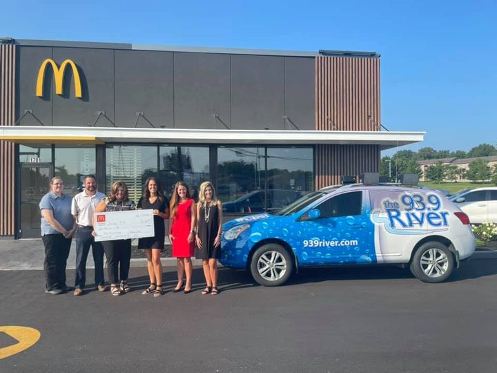 Katie Scheper of Jackson won $1,000 at McDonald's new location in Cape. She gave the money to her son’s school in Jackson, East Elementary! #ImLovinIt #JR2Proud #RiverRadio