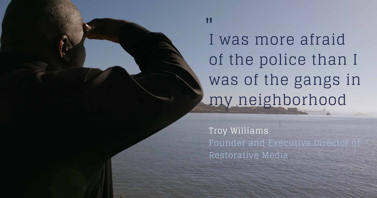 PrisonWithinDoc's tweet photo. "I was more afraid of the police than I was of the gangs in my neighborhood." -Troy Williams @troywmsjournal Founder and Executive Director of Restorative Media
#justice #law #criminaljustice #justicereform #criminaljusticereform #overincarceration #massincarceration https://t.co/jJKMw3ZVZR