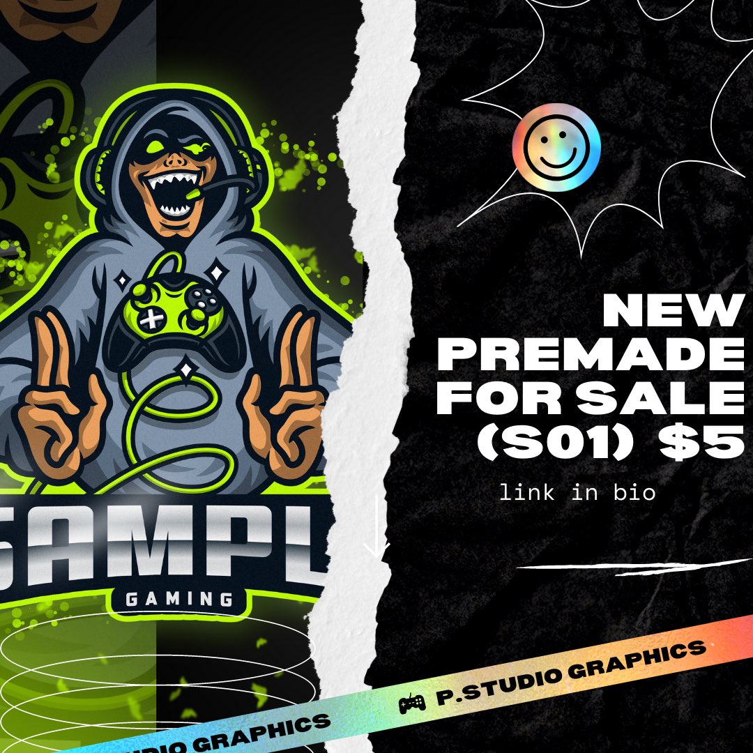 StudioPlug2's tweet image. Don’t know where to start? Pick a premade logo and we will sell it to you for $5 with a custom name and custom colors changes as well as png transparent background. To order this premade message us on Fiverr with this sample S01, link in bio. 

#fivergig #logo #GraphicDesign