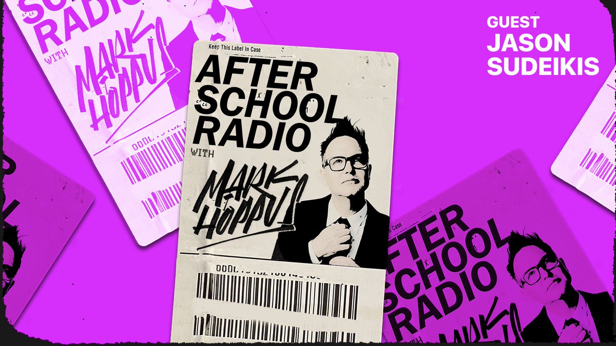 .@markhoppus chats with #JasonSudeikis about @TedLasso, his time at Saturday Night Live, and the songs that soundtracked his adolescence. Listen to #AfterSchoolRadio on Apple Music Hits: apple.co/AfterSchool