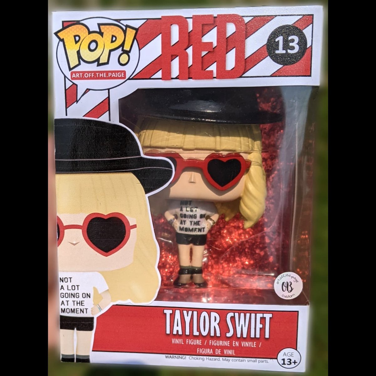 Custom Taylor Swift Funko Pop Red Taylors Version 