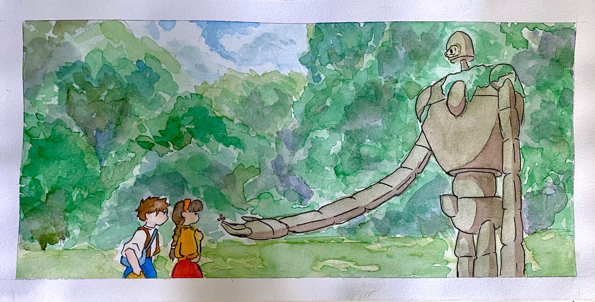 wayverys's tweet photo. laputa: castle in the sky watercolour!!

#ghibliredraw #ghibli #watercolour https://t.co/YS1erroYac
