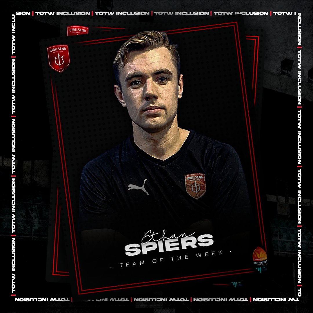 𝗪𝗛𝗔𝗧 𝗔 𝗣𝗟𝗔𝗬𝗘𝗥!

After a couple of players were ruled out of last weekends clash the ever-versatile Spiers dropped into the back-line &amp; earned himself a spot in the NL1 TOTW for the 2nd time this season!

Well done Ethan! 👏

#WFC1887 | #COYRD 

🖌️ Purcell Creative