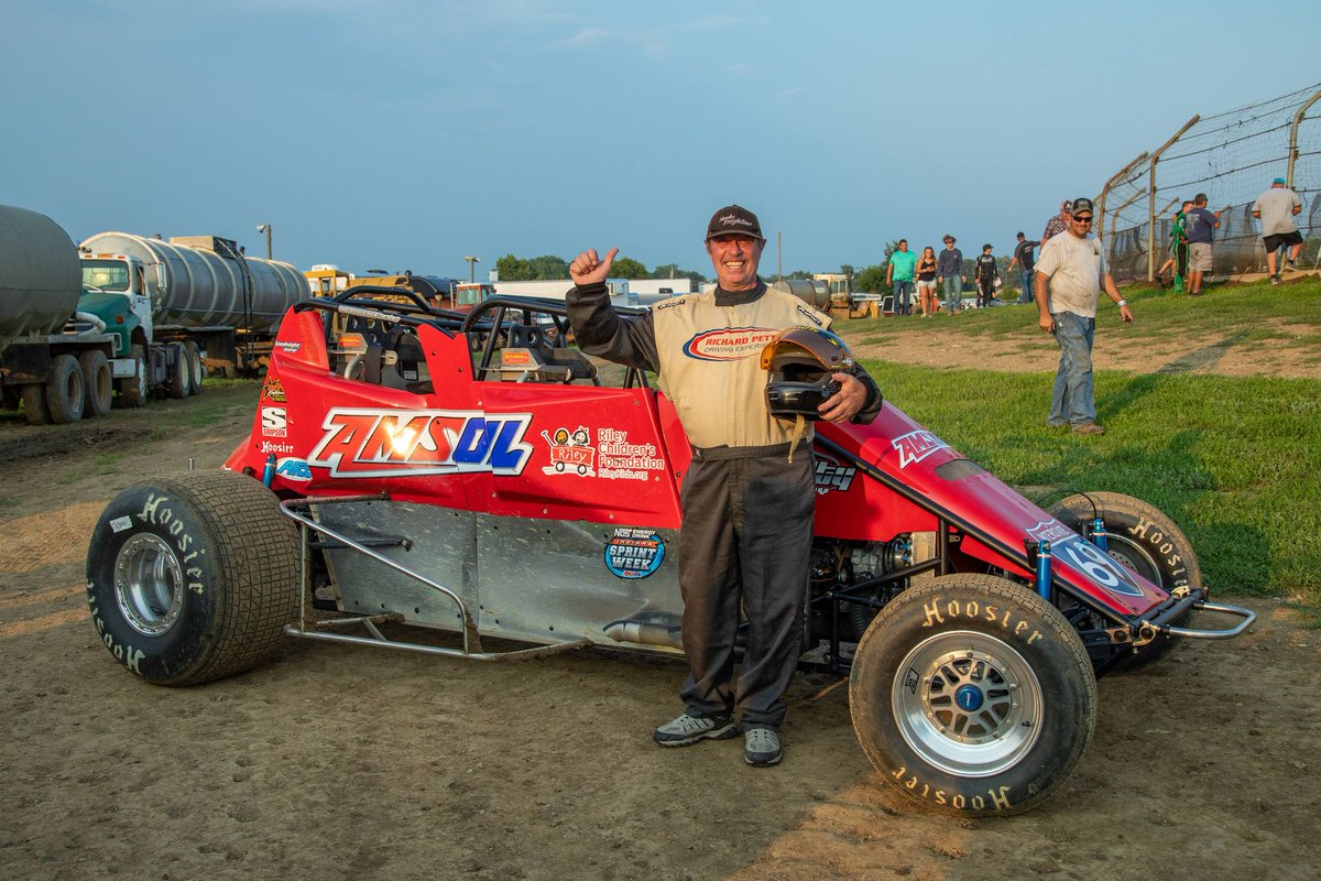 USACNation's tweet photo. You can't wipe the smile off your face after a ride in the @AMSOILINC 2-seater!

NEW WINNERS!

Aaron Pennington &amp; and Tyler Ellis will ride Wednesday at @TheActionTrack.

Brian Cole &amp; Tammy Conkright will be in the seat Thursday at @LincolnParkSpee.

@NosEnergyDrink | #ISW21 https://t.co/8H5PWjwOCs