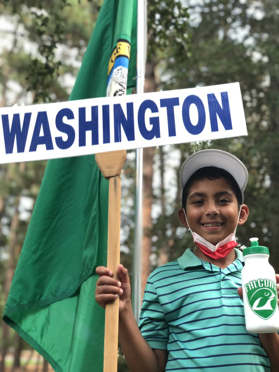 AydinMawjee's tweet photo. Wow…the @uskidsgolf World Championships parade was 🔥 #TeamWA Rocking @Overlake_GCC &amp; @stsfalcons 😀 https://t.co/shz6Jy9UB8