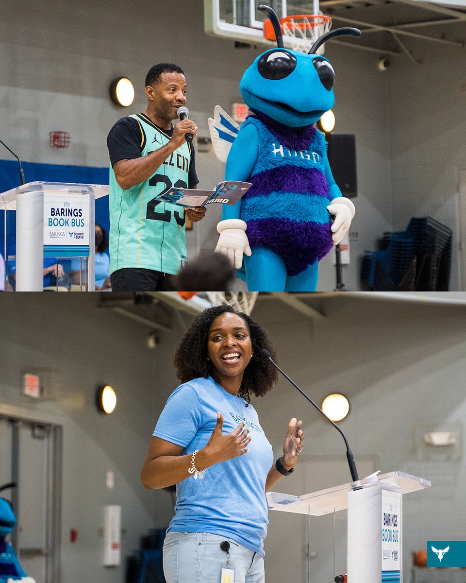 hornets's tweet photo. Let's spread the love of basketball. π We are SO excited to launch our #BeeBallForAll initiative at @YMCACharlotte! π https://t.co/h1FWNITh2x