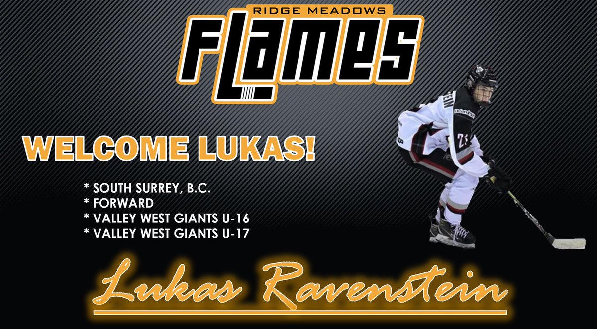 COMMITMENT: 
We are happy to announce that we've signed 2004-born forward Lukas Ravenstein!
Lukas is from South Surrey and is an alumni of @vwgiants and @valleywestminor 
Welcome to the Flames Lukas!
🔥🔥🔥🔥