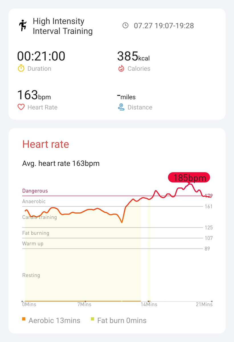 Day 1! #hiitchallengewithTicWatchE3
 <a href="/Mobvoi_Official/">Mobvoi_Official</a>