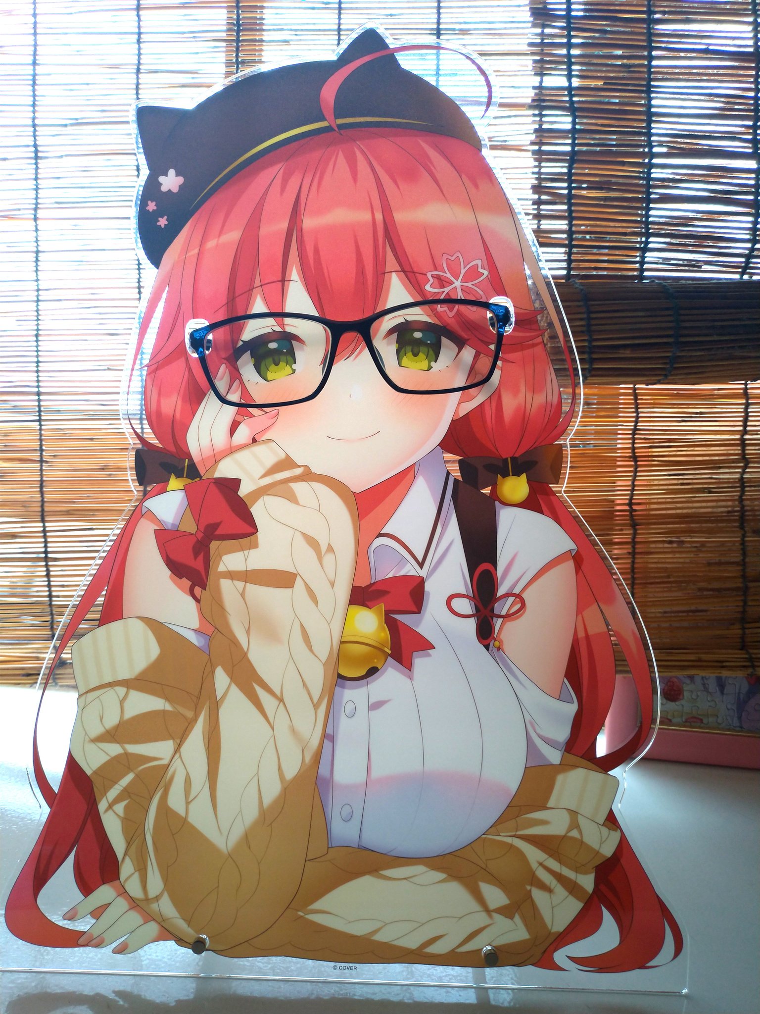 ホロライブ さくらみこ誕生日記念2021のBIGメガネ置きアクリルスタンド さくらみこ 誕生日記念2021 BIGメガネ置きアクリルスタンド 未