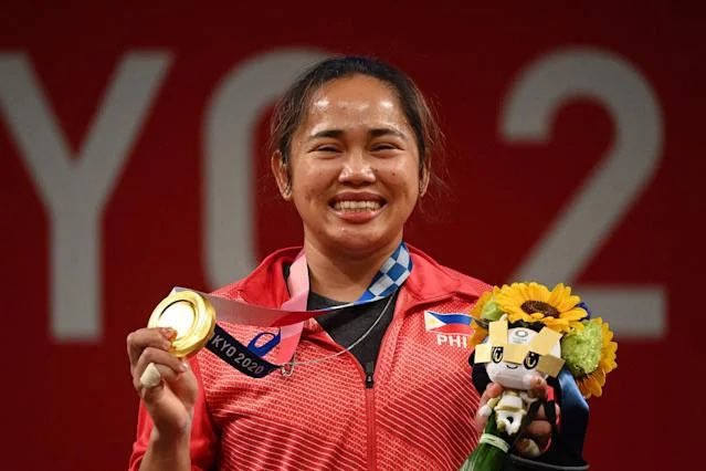 Jen_Sevilla's tweet photo. Congratulations @diaz_hidilyn !So proud of you!A true inspiration! Thank you for all your years of sacrifices, deep faith ,discipline ,strength,rigorous trainings, hard work , persistence &amp;  new hope for every Filipino!God bless &amp; guide you always. Maraming Salamat! 🙏🏻💖🙌🏻🇵🇭👏🏻👏🏻 https://t.co/QzRxAepAhl