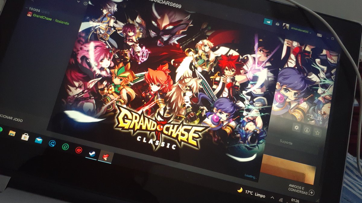 imagem do grand chase tão linda pena que NÃO DEIXA ENTRAR