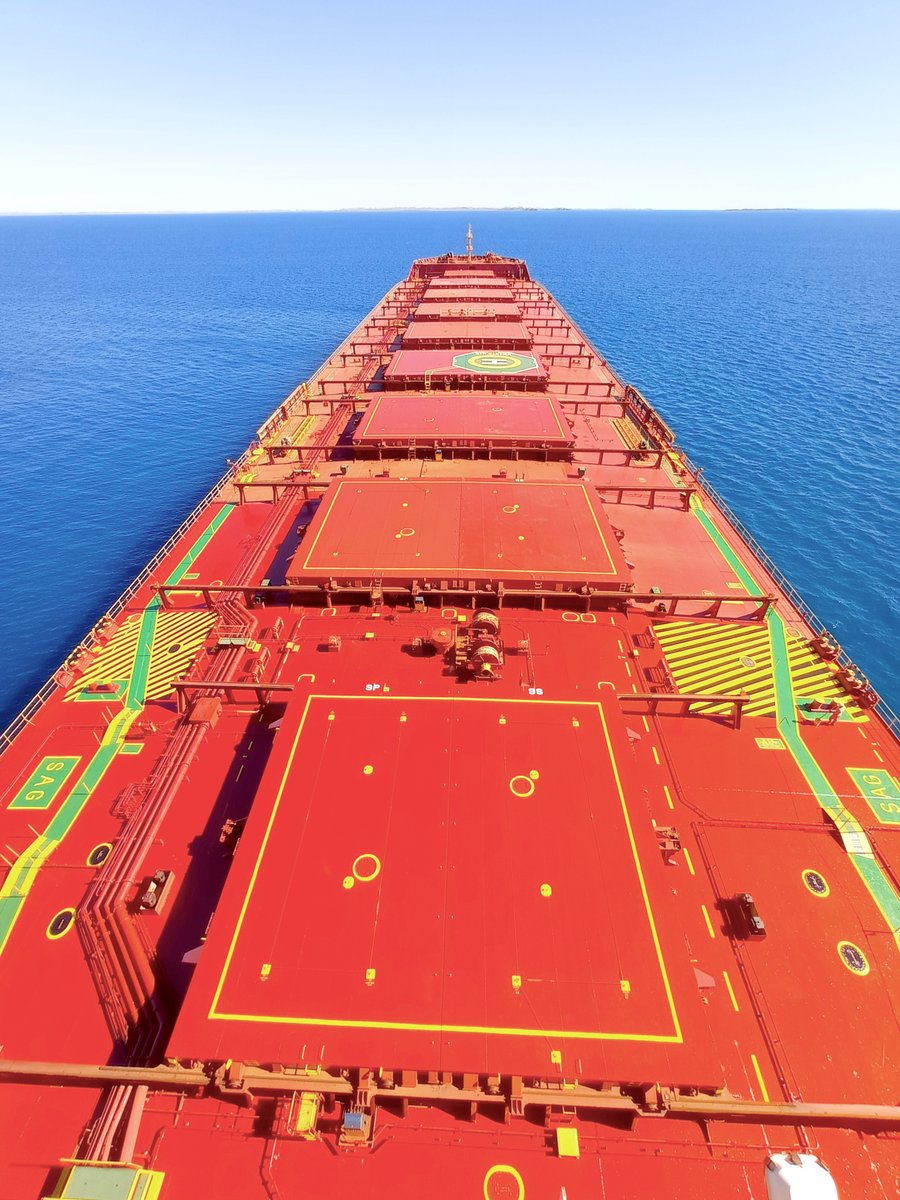 In our last LeaderShip issue, Peter Cremers wrote about the importance of keeping up a ship's appearance. Well, here is one example where our crew took that message to heart &amp; did just that, by giving a complete deck makeover to an almost decade-old bulker. Nice job &amp; well done!