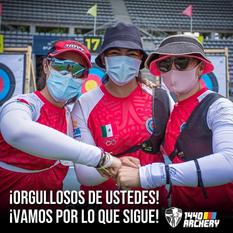 1440archeryteam's tweet photo. ¡¡¡Ánimo chicas!!!
Con la frente en alto y con la vista en los siguientes objetivos

Estamos orgullosos de ustedes

Alejandra Valencia Aída Román Ana Paula Vazquez

#tiroconarco #juegosolimpicos #archery  #olympicsgames #girlpower #MexTeam #mexico #Tokio2020 #Alejandravalencia https://t.co/nzn3IKELA0