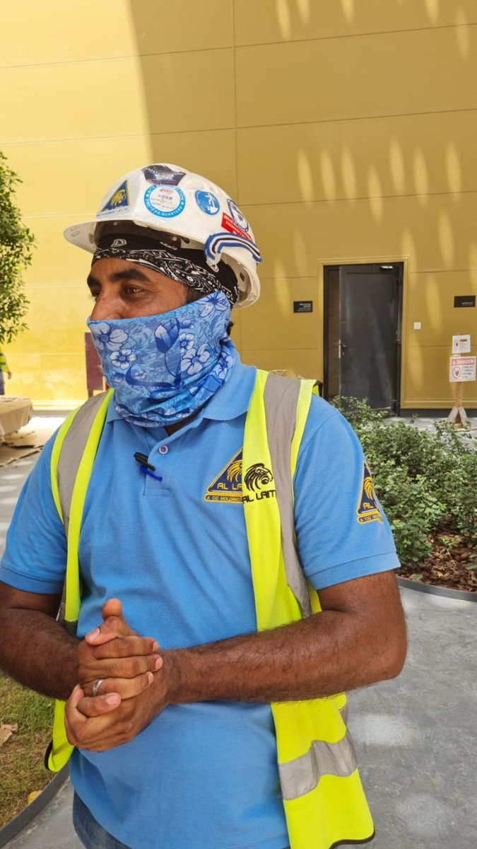 jasonenglishSA's tweet image. Well done Mr Muhammad Afzal. Another safety award at the Expo 2020 site. We are proud of you.

#jasonenglishza #cgtech #prommac #thevirtulab #newage #eventcentre #allaith #soundstagesuk #kumunyack #a360 #ypo #togetherwecanmakeadifference #serve #solve #uplift #safety #peoplefirst