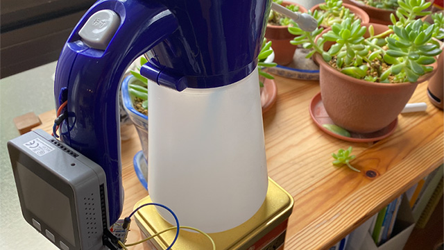 M5Stack's tweet photo. Few steps using the #M5Stack series to make a foliage plant growing device by Yoshiken.🌳🌵 #Moisturesensor  #proximiysensor
Step by step guide👉https://t.co/82FKTh6WAF https://t.co/53yMXZmQnb