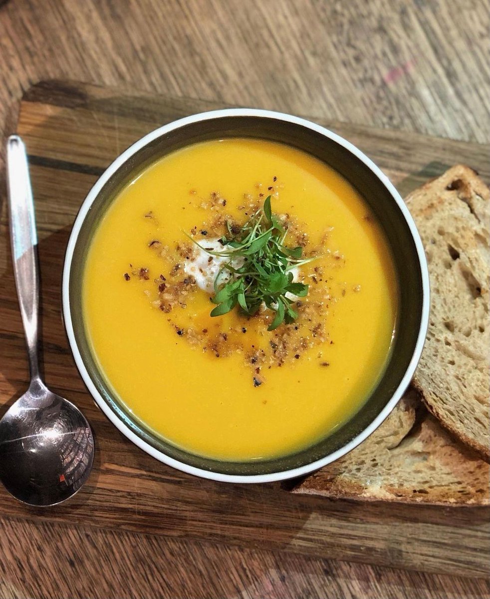 MeruMiso's tweet image. Imagine yourself finding a cosy spot @gertrudeandalice Bookstore &amp;amp; Cafe enjoying this bowl of golden, delicious Roast Pumpkin, Coconut and Chickpea Miso Soup

@gertrudeandalice, we can almost taste it!