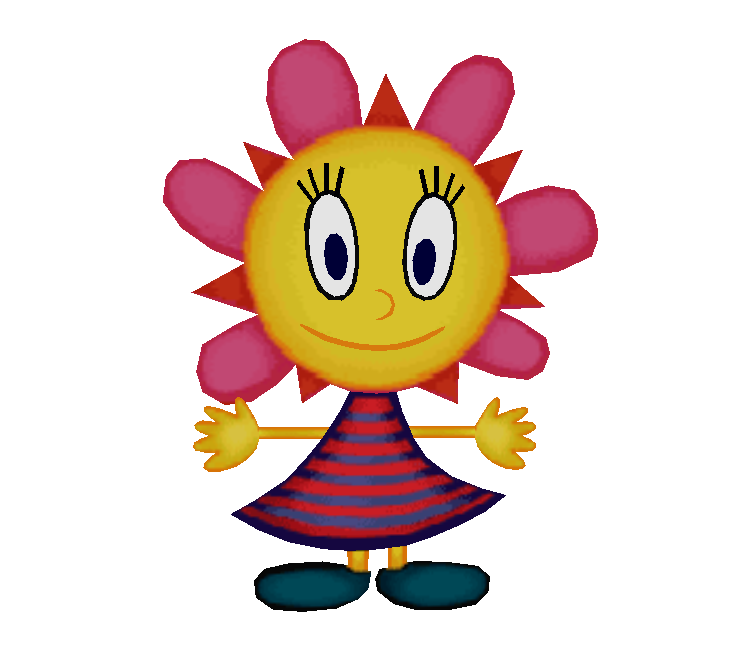 Plant Character OTD! 🎄 on X: hihi!! The plant-themed character of the day  is Sunny Funny from the PaRappa the Rapper series! Her head is the shape of  a flower and she