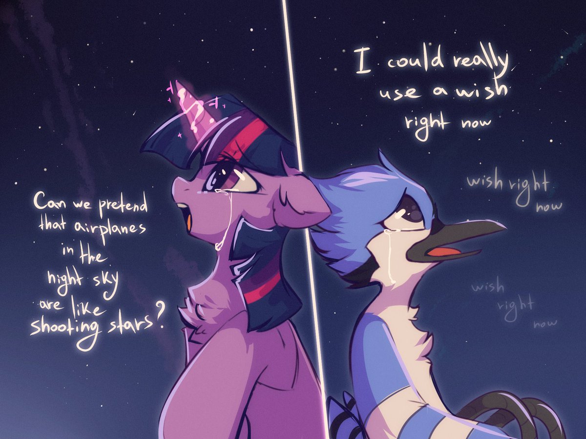 AgentZappa's tweet image. Best ship ever ❤️ #mordetwi #mordecaixtwilight