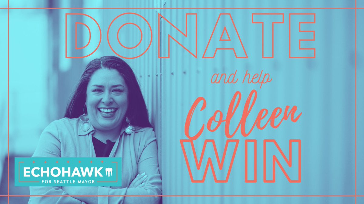 Colleen Echohawk for Seattle Mayor tweet media