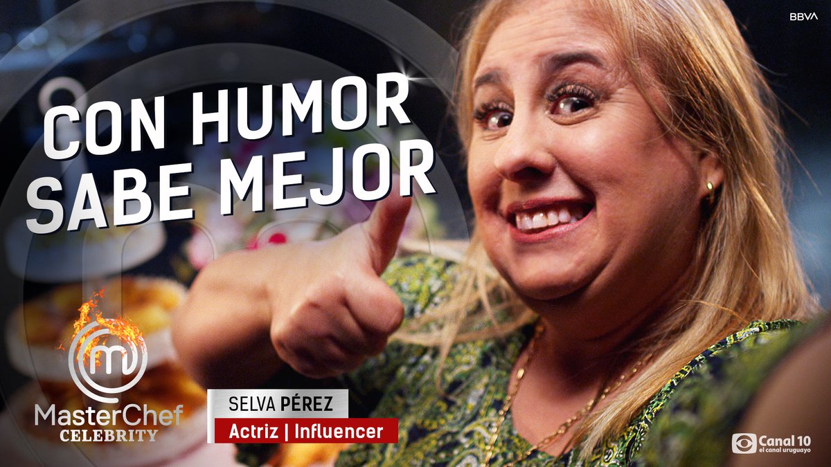 MasterChef_Uy's tweet photo. ¿Será Selva Pérez la nueva MASTERCHEF CELEBRITY de nuestro país? 👨‍🍳👩‍🍳💪 #MuyPronto

#MasterChefUY #MasterChefCelebrity | @XimeTorres8 @pugliainvita @elfranchuteji @canal10uruguay @bbva_uruguay https://t.co/rtiGex5pAl