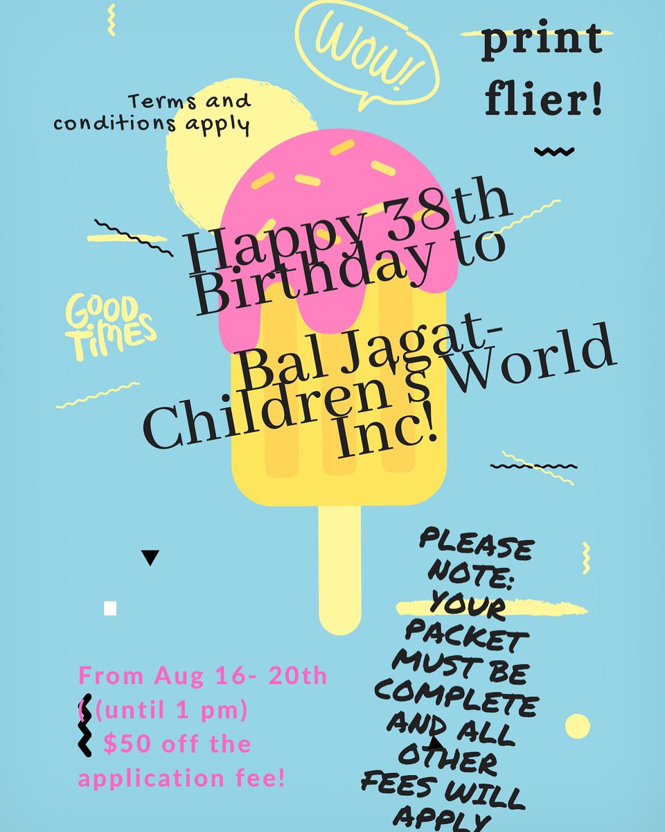 BalJagat1's tweet photo. Our birthday is coming up but you get the gifts! Adoption Discount valid the week of August 16 - 20th. Terms and conditions apply. https://t.co/RZcinch8gy