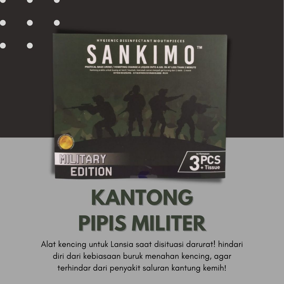 SankimoOfficial's tweet photo. Sankimo : Alat Kencing untuk militer
#sankimo #kaporlap #peeporlap #urinebag https://t.co/LIO18Nveh7